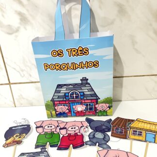 Sacola Três porquinhos