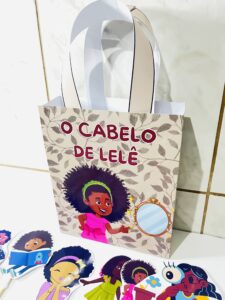 Sacola teatral o cabelo de Lelê