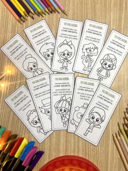 Kit de painel+lembrancinhas do Dia Nacional do Livro Infantil - Image 4