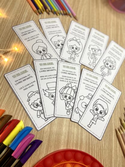 Kit de painel+lembrancinhas do Dia Nacional do Livro Infantil - Image 5