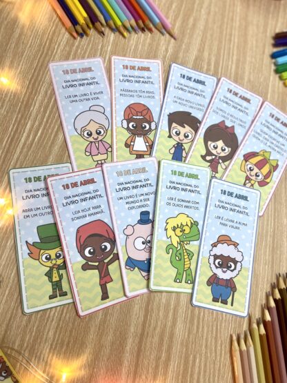 Kit de painel+lembrancinhas do Dia Nacional do Livro Infantil - Image 7