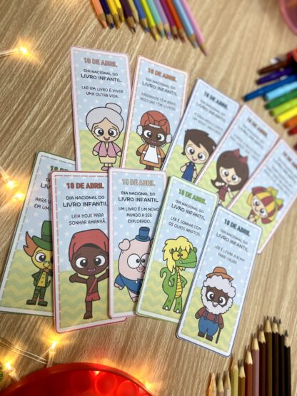 Kit de painel+lembrancinhas do Dia Nacional do Livro Infantil - Image 8