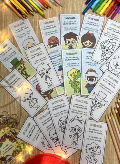 Kit de painel+lembrancinhas do Dia Nacional do Livro Infantil - Image 10