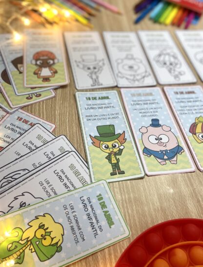 Kit de painel+lembrancinhas do Dia Nacional do Livro Infantil - Image 12