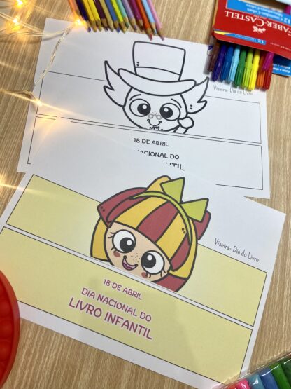 Kit de painel+lembrancinhas do Dia Nacional do Livro Infantil - Image 20