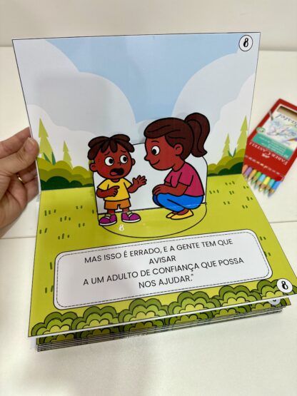 Livro 3D “Meu Corpo é Precioso” – Atividade educativa para o Maio Laranja. - Image 2