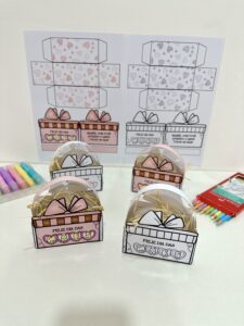 Cestinha para lembrancinha dia das mães