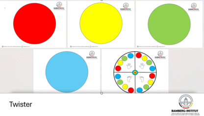 Twister: divirta-se em alemão