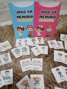 Jogo da memória das profissões
