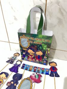 Sacola contação de história Branca de neve