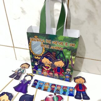 Sacola contação de história Branca de neve