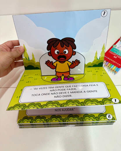 Livro 3D “Meu corpo é precioso” - Maio laranja - Image 3