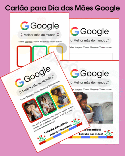 Cartão para o Dia das Mães Google