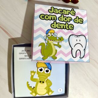 História na Caixa “O Jacaré com dor de dente”