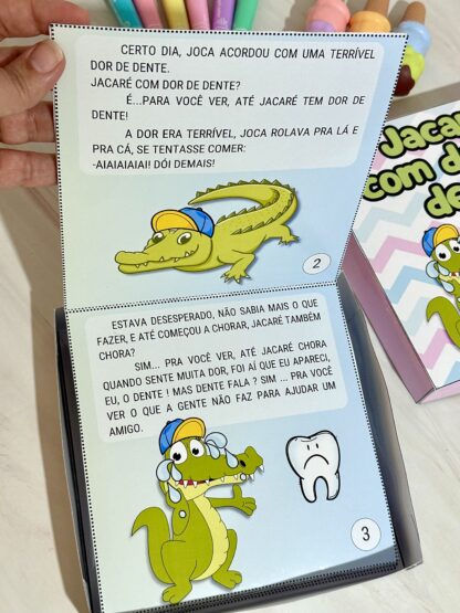 História na Caixa “O Jacaré com dor de dente” - Image 11