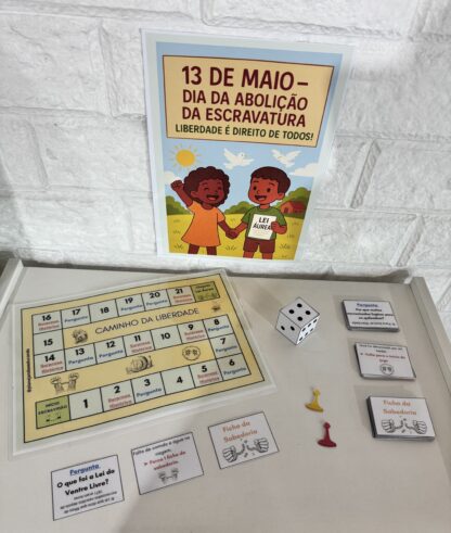 Jogo de tabuleiro- Abolição da escravatura