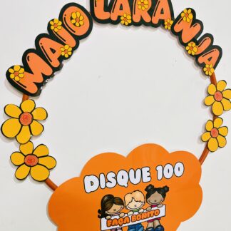 Bambolê Maio Laranja para Fotos