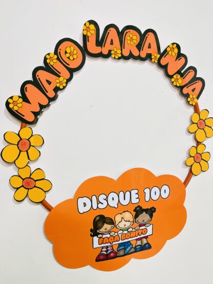Bambolê Maio Laranja para Fotos