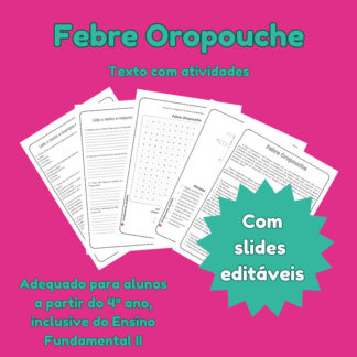 Febre Oropouche- texto + slides