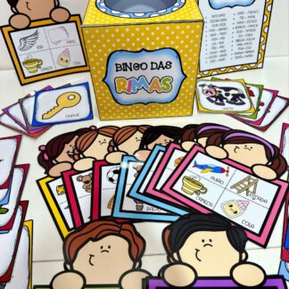 Kit Bingo das Rimas – Aprender rimando é mais divertido!