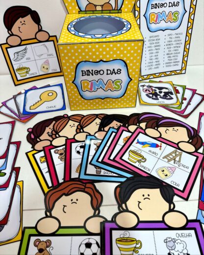 Kit Bingo das Rimas – Aprender rimando é mais divertido!