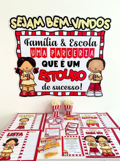 Kit Reunião de Pais - Tema pipoca - Image 6