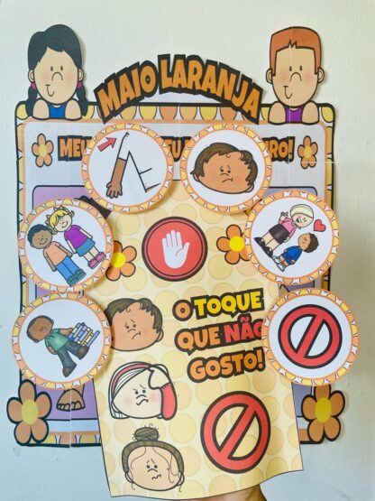 Kit Maio Laranja – Meu Corpinho é Meu - Image 2