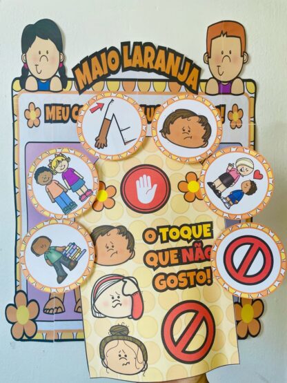 Kit Maio Laranja – Meu Corpinho é Meu - Image 4